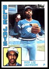 Roy Lee Jackson 1984 Topps #339 Blue Jays MLB READ FREE SHIPPING AutographDen