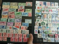 USA.  Lot timbres.