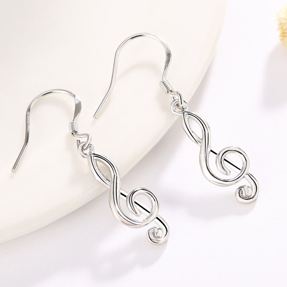 Earring Signs Jewelry Music Note Retro Symbol Earring Earrings for Women Studs | eBay ...