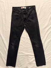 Levi's 510 Boys Skinny Jeans In A Black Wash. 18 Reg 29x29