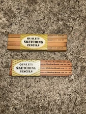 Vintage General's Flat Sketching Pencils - 529-2B (12)  & 531-4B (11) NOS