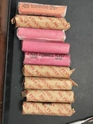 Un-searched Rolls of Wheat Pennies 1909-1959. Good to AU Circulated Condition