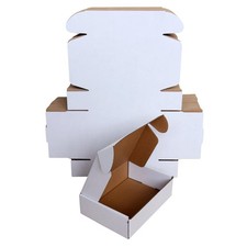 easycustomerlee 7x5x2 50pcs Small Shipping Brown Corrugated Cardboard Mailer Box