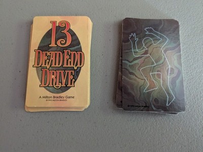 Milton Bradley Board Game 13 Dead End Drive Replacement Part Portrait Cards 