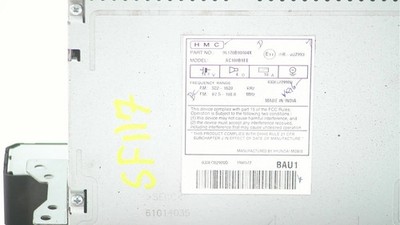 ORIGINAL Audio HYUNDAI i10 (BA, IA)  2015