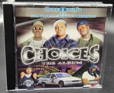 Three 6 Mafia Choices The Album - 2001, CD Loud Records DJ Paul Juicy J - RARE!