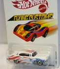 HOT WHEELS FLYING CUSTOMS ~STARS & STRIPES REDLINE '57 CHEVY BEL AIR~
