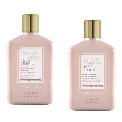 Lisse Design Keratin Shampoo and Conditioner Set - Sulfate Free - Anti-Frizz - M