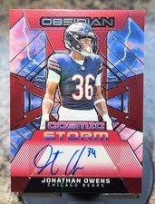 2024 Obsidian Jonathan Owens Cosmic Storm Red Auto #23/75