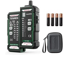 Network Cable Tester RJ45 RJ11 Wire Tracer Toner CAT5/CAT6 Continuity QC Checker