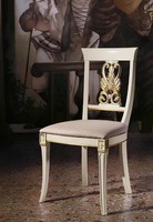 Luxus Design Polster Stuhl StüHle Sitz Lehn Massivholz Esszimmer Barock Rokoko