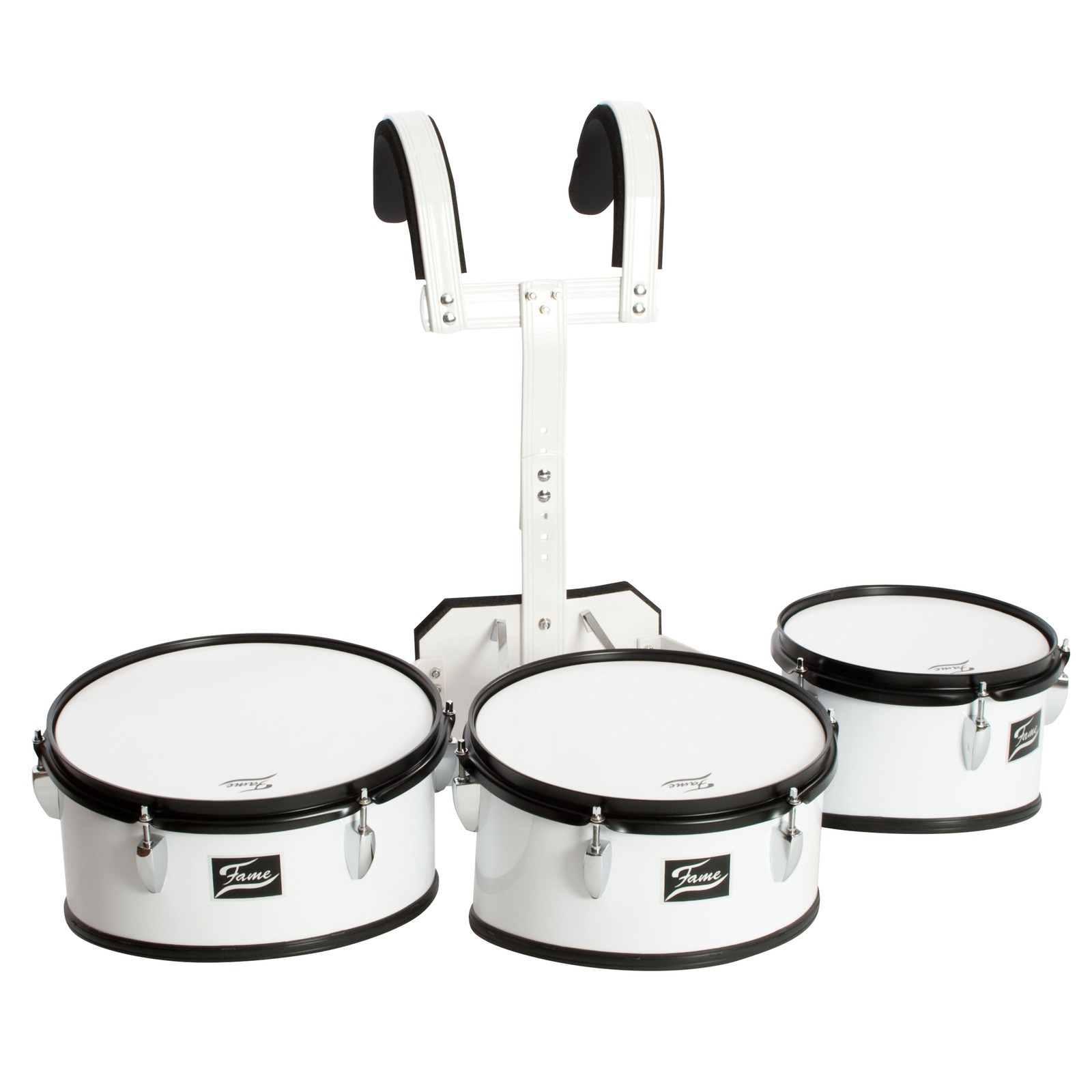 Fame Marching TimpTom Set 10 12 13 Zoll Wei Leichtgewicht 75kg Samba Karneval 18690₽