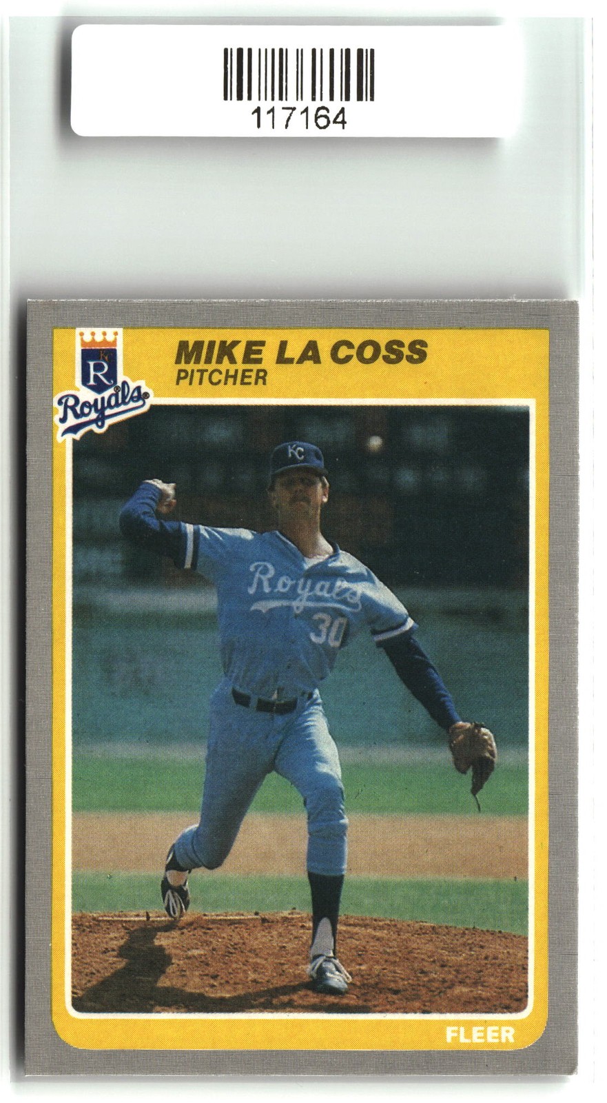 Mike LaCoss 1985 Fleer Update #U-66
