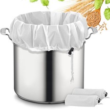 2 Pack Extra Large Reusable Straining Bag, 26"x22" 250 Micron Fine Mesh Strainer