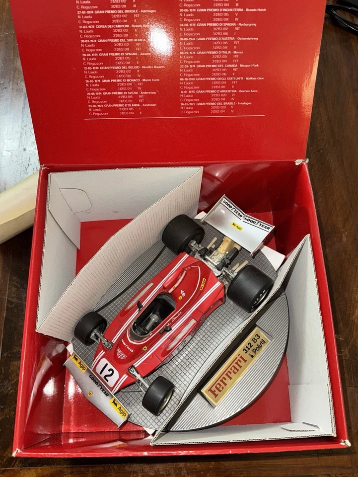 DIE CAST 1/16 " FERRARI F1 312 B3/012  - 1974 NIKI LAUDA " POLISTIL  LIMITED ED - Immagine 3 di 4