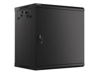 "Szafa Instalacyjna Rack WisząCa 19\" 12U 600X450 Czarna Drzwi Metalowe Lanberg (F"