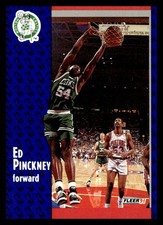 1991-92 Fleer #15 Ed Pinckney Boston Celtics