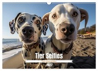 "Calendar 2027 · US Version · Animal Selfies (Wall Calendar 2027 17\" × 12\" Landsc"