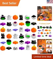 36 PCS Squishies Kawaii Cute Mochi Squishy Stress Reliever Anxiety Toys Hallo...