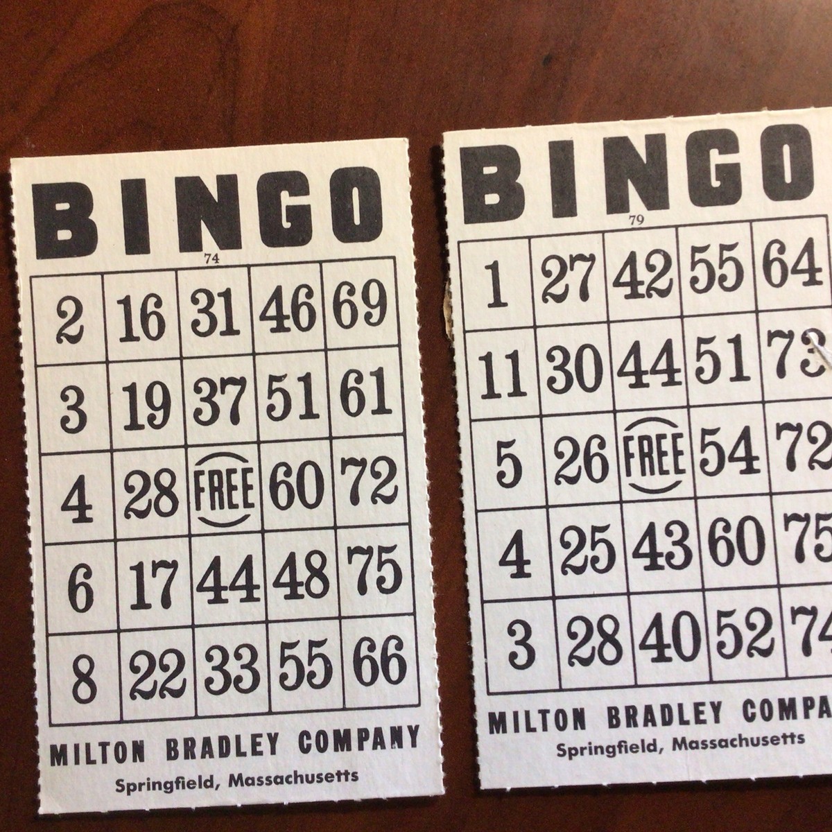 9 Bingo Cards, Random Lot. | eBay