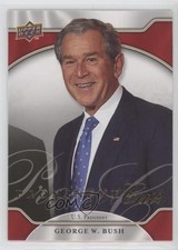 2009 Upper Deck Prominent Cuts George W Bush #6 2p7