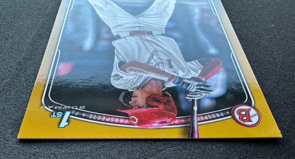 2025 Bowman Draft Steele Hall 1st True Gold /50 Paper Reds 