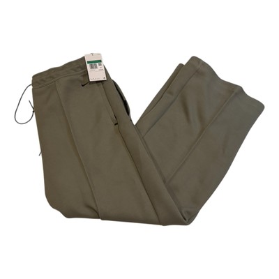 Nike Tech Fleece Wide Japan Leg Pants Green HJ0695-320 Mens Size
