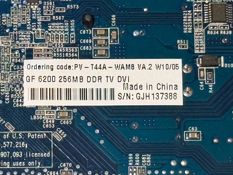 XFX Nvidia GeForce 6200 256MB AGP Video Card + DVI NEW OPEN BOX FREE SHIP - Image 3 of 4