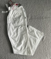 Koi Scrub Pants Women  s Sz Small Tall ST White Lindsey Cargo Nursing Medical