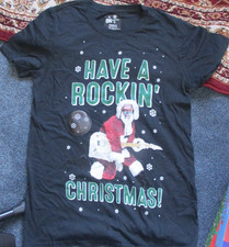 Have a Rockin' Christmas T shirt - size small slim fit teenager/adult
