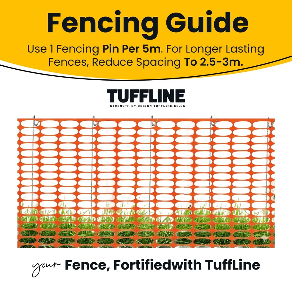 TuffLine Fencing Pins Steel - Black - Galvanised - Ribbed 8mm or 10mm x 1250mm - Image 4 of 4