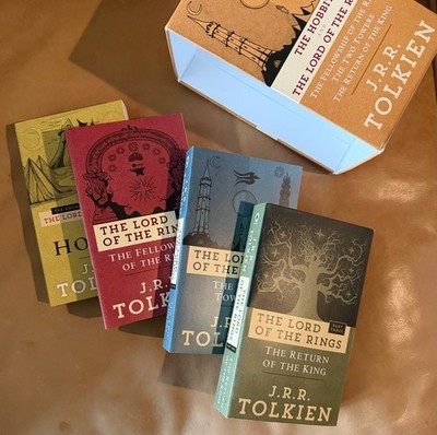 The Hobbit and The Lord of the Rings Box Set 4 Volumes LOTR Bundle Collection
