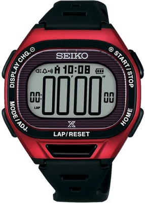 Seiko Prospex SBEF047 Super Runners Solar Red Digital Sports Watch