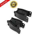2PCS Front + Rear Isolators Engine Motor Mount for Harley Davidson 1991-17 Dyna