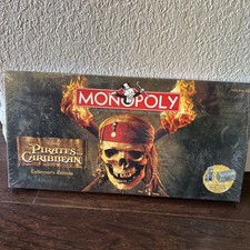 Monopoly Pirates of the Caribbean Collector's Edition Board Game New Sealed