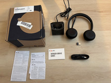 Plantronics Poly Voyager 4320 UC Wireless Headset usb-a dongle charging stand