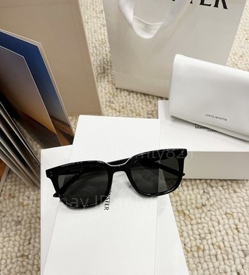 GentleMonster Days Day 01 Sunglasses Black Frame Black Lenses | eBay