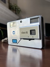 Minolta Disc-5 Disc Film Camera Silver