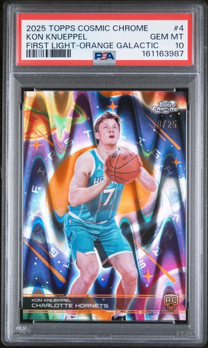 2025 Topps Cosmic Chrome Kon Knueppel Base (PSA 10)