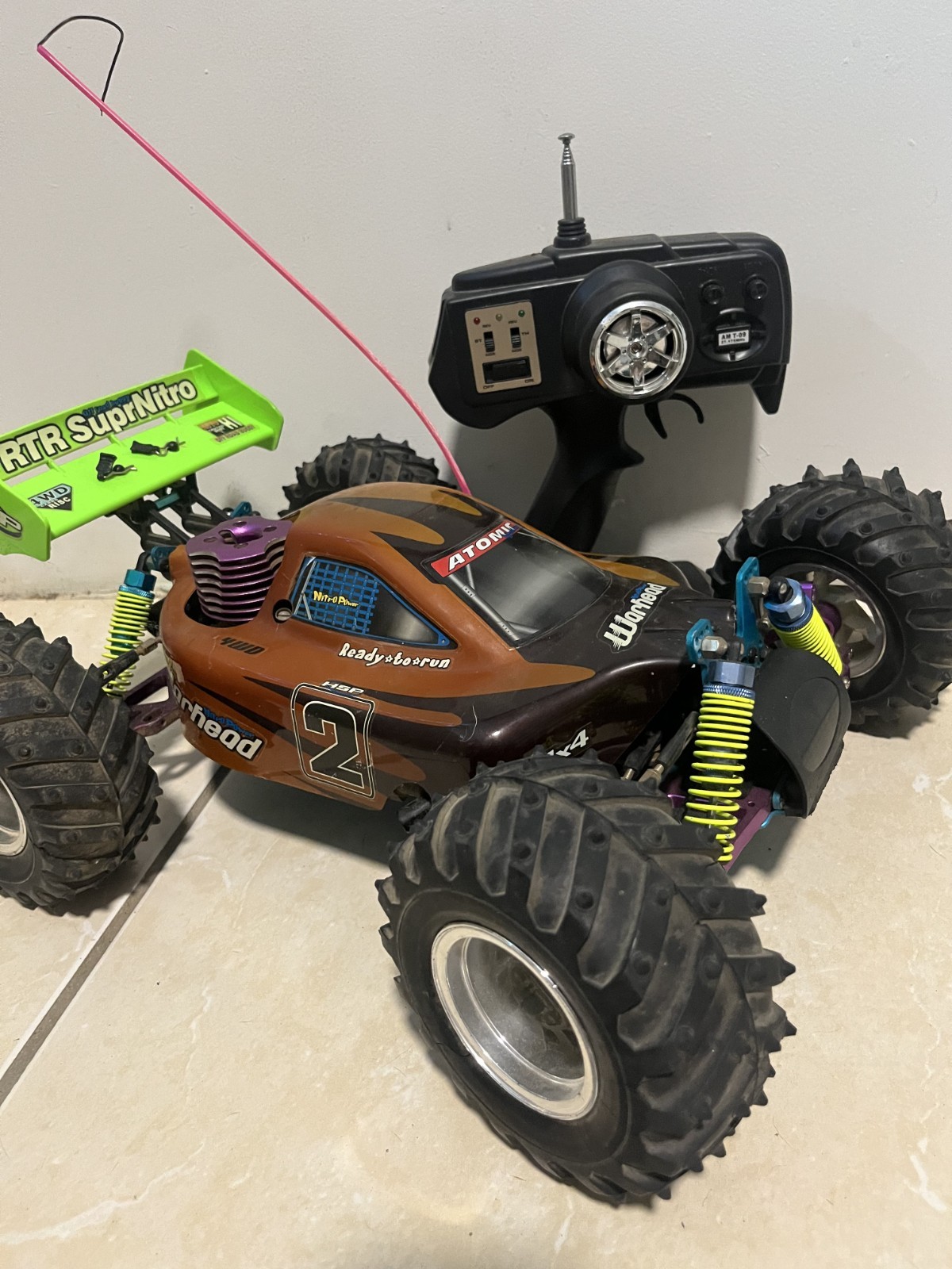 1/10 2.4ghz  2speed Nitro Remote Control 4wd Off-road Buggy