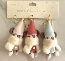 Tokyo Disney Resort Lil RingRing Plush Charm Set Christmas 2025 Japan