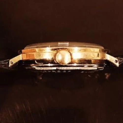 Reloj Pulsera Vulcan Automático Dorado GP Calendario Damas Raro Años 60-70 Forma Redonda Foto 2 de 4