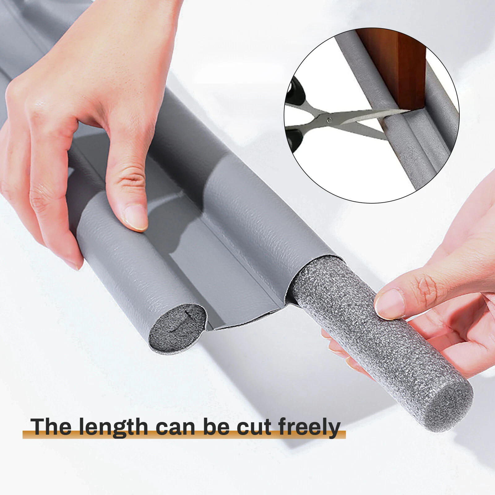 Door Bottom Seal Strip Stopper Under Door Draft Guard Stopper Soundproof Strip