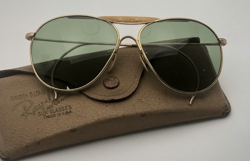 Vintage Ray-Ban 12K GF Pilotensonnenbrille mit Stirnstange und Originaletui - Bild 2 von 17