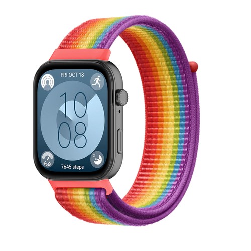 Nylon Loop Strap For Huawei Watch Fit 3/Fit 4/4Pro Breathable Bracelet Wristband - Picture 30 of 53