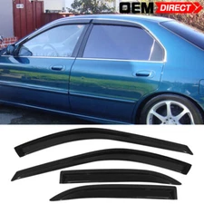 Fits 94-97 Honda Accord Sedan Acrylic Window Visors Sun Rain Vent Guard 4PCS Set