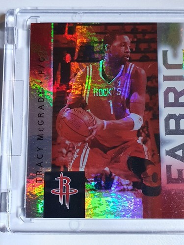 2005 Upper Deck Tracy McGrady TRIPLE #PATCH /25 Holo Game Worn Jersey - Rare - Picture 3 of 5