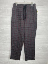 Perry Ellis Men's Plaid Houndstooth Pajama Lounge Pants Size Medium