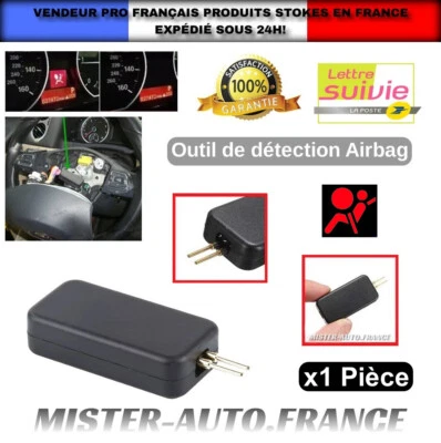 x1 Simulateur Airbag Voiture SRS ★ Outil Détection Diagnostic ✅Efface Voyant - Photo 1/4
