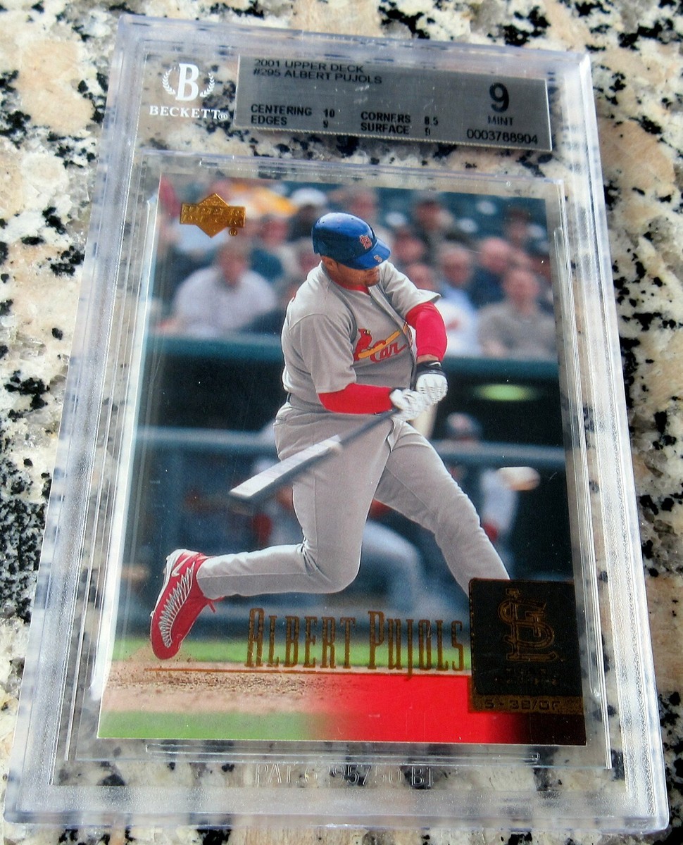 ALBERT PUJOLS 2001 UD Star Rookie Card RC BGS 9 10 Cardinals 2 WS 